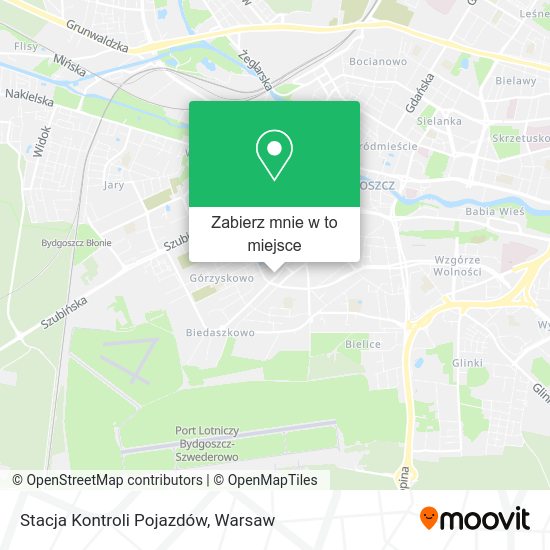 Mapa Stacja Kontroli Pojazdów