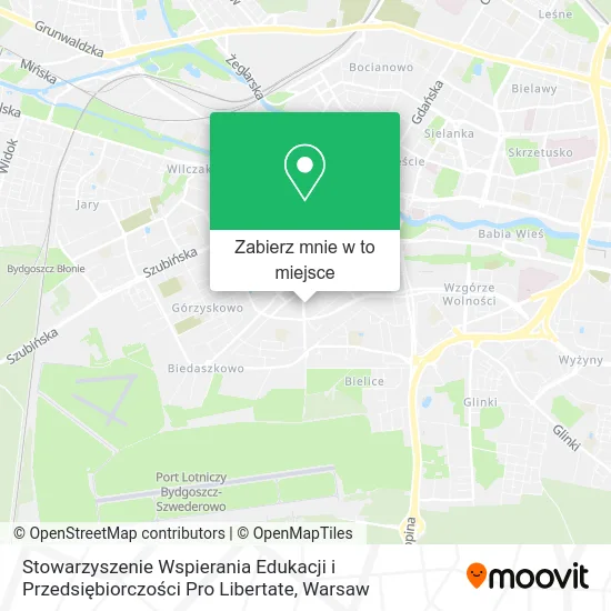 Mapa Stowarzyszenie Wspierania Edukacji i Przedsiębiorczości Pro Libertate