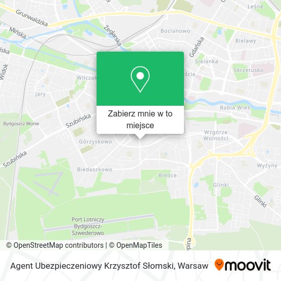 Mapa Agent Ubezpieczeniowy Krzysztof Słomski