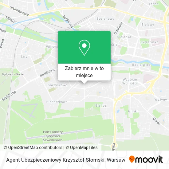 Mapa Agent Ubezpieczeniowy Krzysztof Słomski