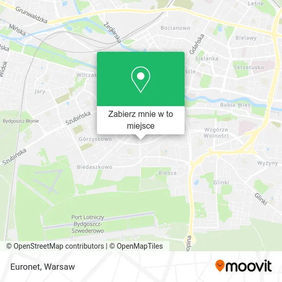 Mapa Euronet
