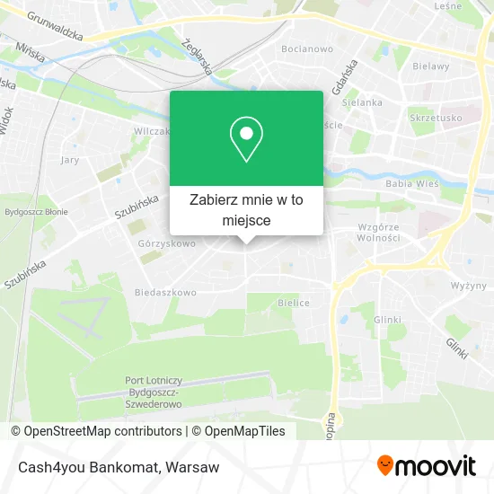 Mapa Cash4you Bankomat