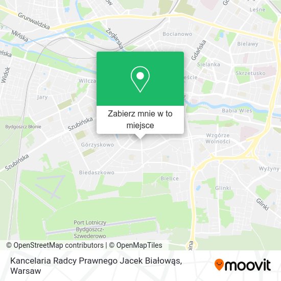 Mapa Kancelaria Radcy Prawnego Jacek Białowąs