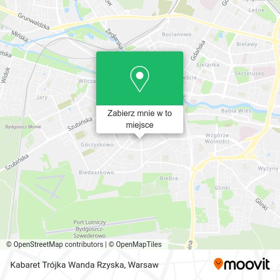 Mapa Kabaret Trójka Wanda Rzyska