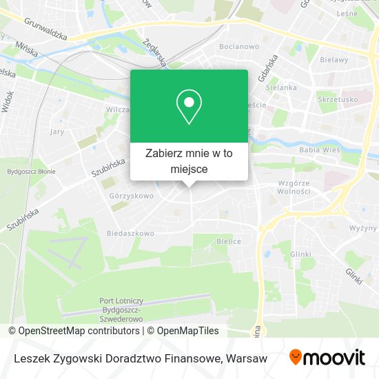 Mapa Leszek Zygowski Doradztwo Finansowe