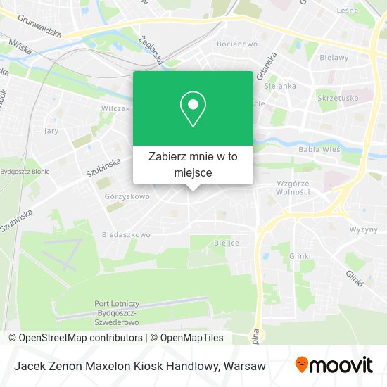 Mapa Jacek Zenon Maxelon Kiosk Handlowy