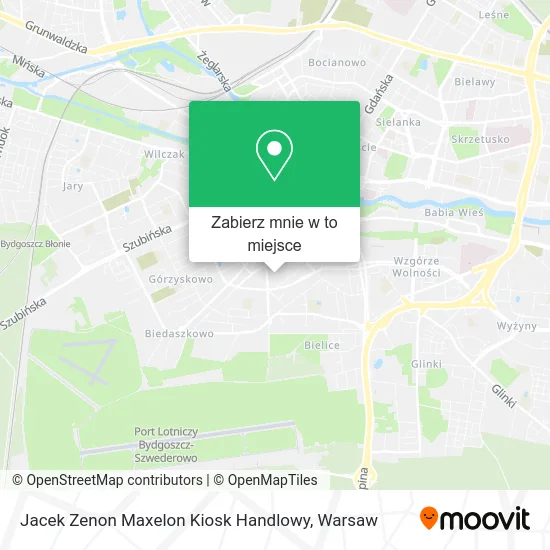Mapa Jacek Zenon Maxelon Kiosk Handlowy