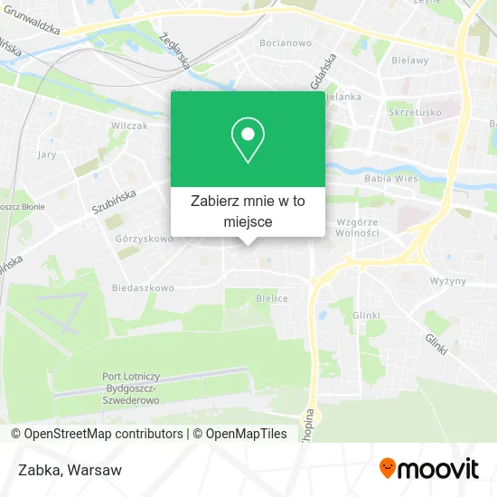 Mapa Zabka
