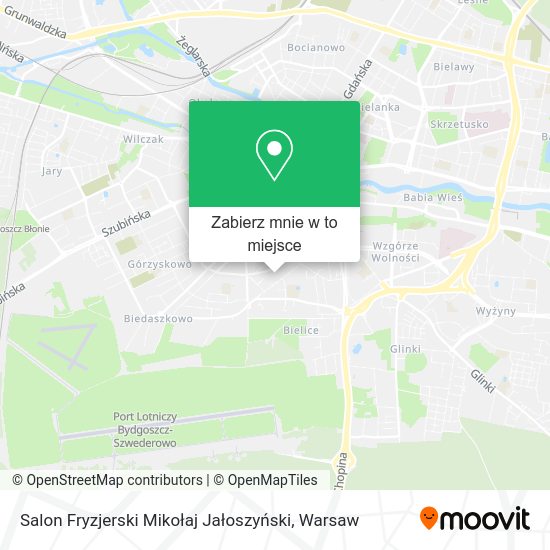 Mapa Salon Fryzjerski Mikołaj Jałoszyński