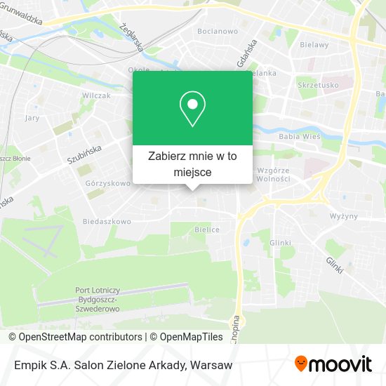 Mapa Empik S.A. Salon Zielone Arkady