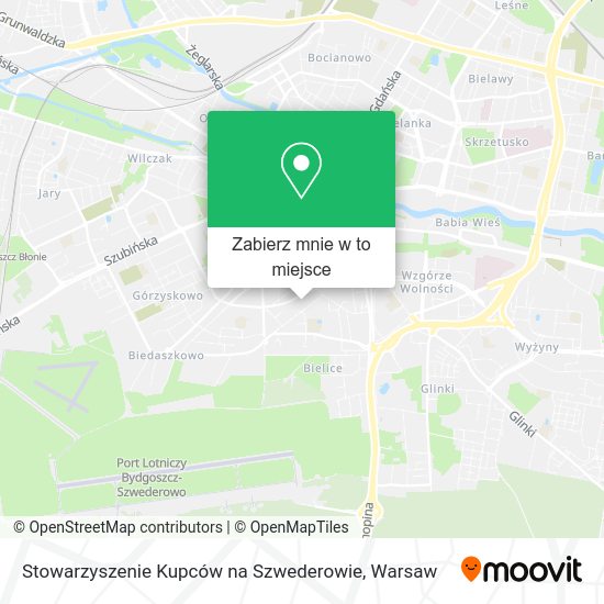 Mapa Stowarzyszenie Kupców na Szwederowie