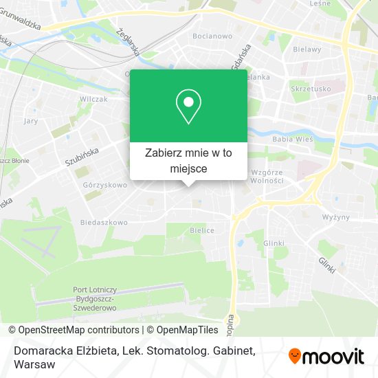 Mapa Domaracka Elżbieta, Lek. Stomatolog. Gabinet