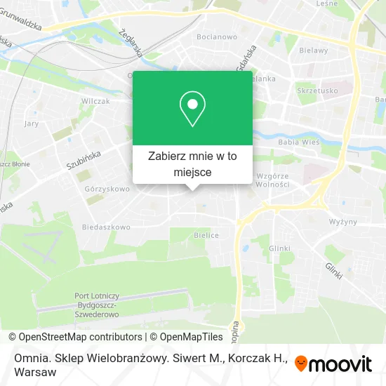 Mapa Omnia. Sklep Wielobranżowy. Siwert M., Korczak H.