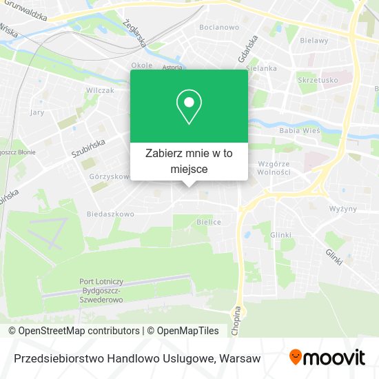 Mapa Przedsiebiorstwo Handlowo Uslugowe