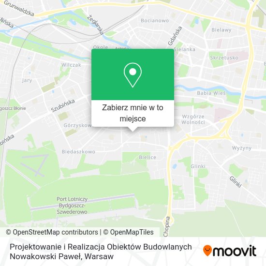 Mapa Projektowanie i Realizacja Obiektów Budowlanych Nowakowski Paweł