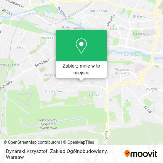 Mapa Dynarski Krzysztof. Zakład Ogólnobudowlany