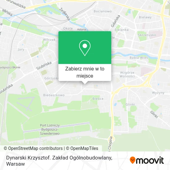 Mapa Dynarski Krzysztof. Zakład Ogólnobudowlany