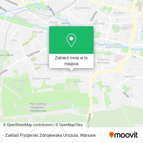 Mapa Zakład Fryzjerski Zdrojewska Urszula