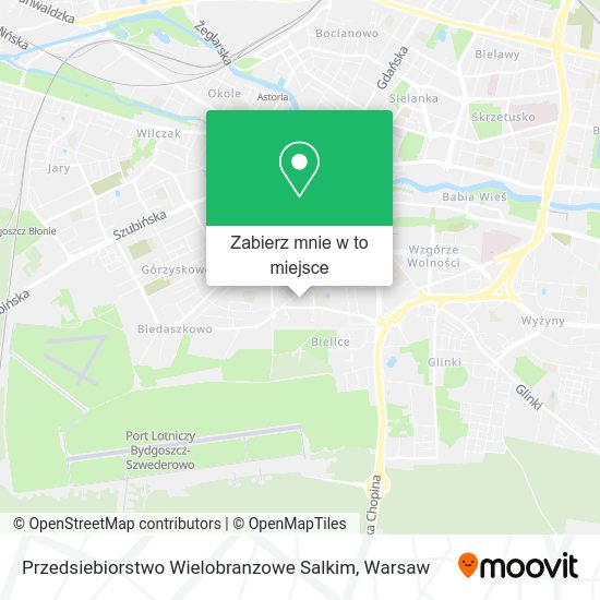 Mapa Przedsiebiorstwo Wielobranzowe Salkim