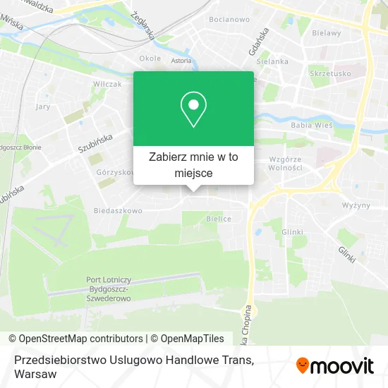 Mapa Przedsiebiorstwo Uslugowo Handlowe Trans