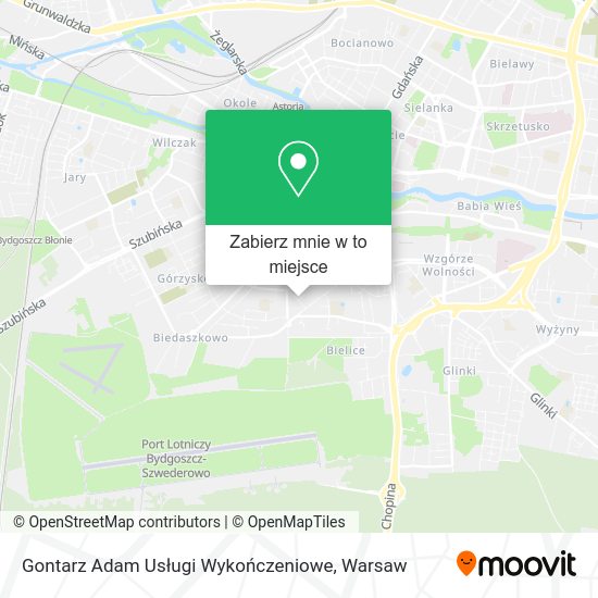 Mapa Gontarz Adam Usługi Wykończeniowe