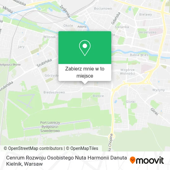Mapa Cenrum Rozwoju Osobistego Nuta Harmonii Danuta Kielnik