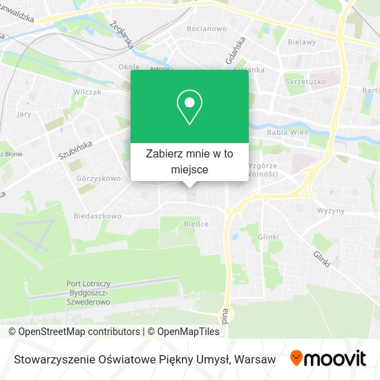 Mapa Stowarzyszenie Oświatowe Piękny Umysł