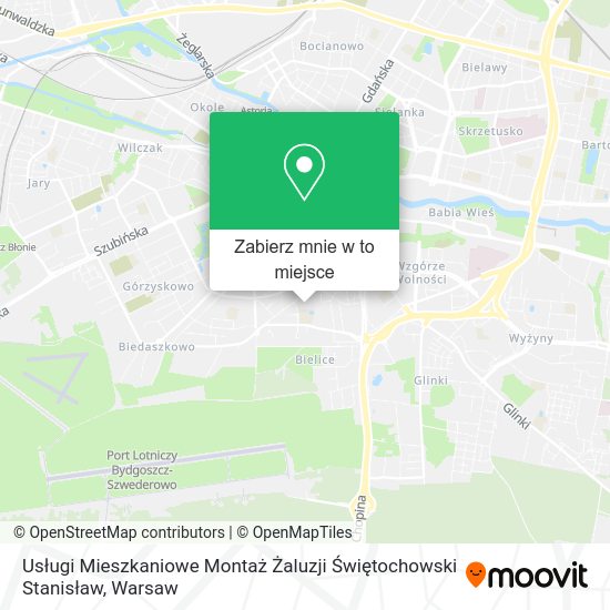 Mapa Usługi Mieszkaniowe Montaż Żaluzji Świętochowski Stanisław