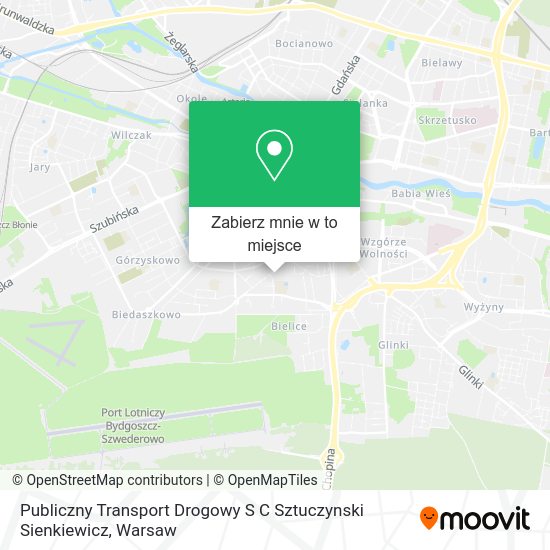 Mapa Publiczny Transport Drogowy S C Sztuczynski Sienkiewicz