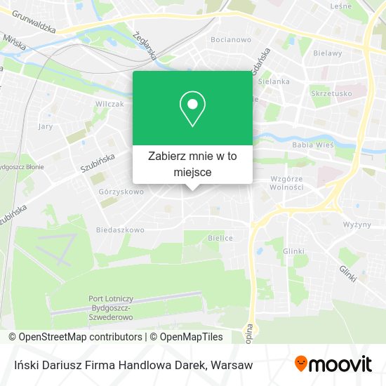 Mapa Iński Dariusz Firma Handlowa Darek