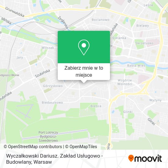 Mapa Wyczałkowski Dariusz. Zakład Usługowo - Budowlany