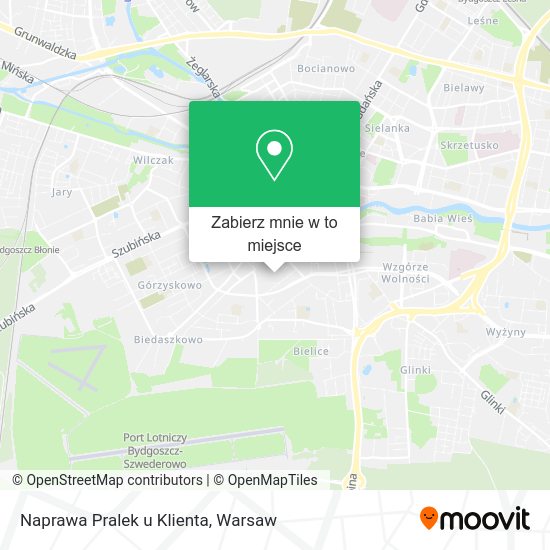 Mapa Naprawa Pralek u Klienta