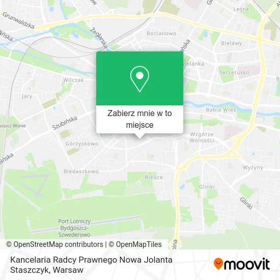 Mapa Kancelaria Radcy Prawnego Nowa Jolanta Staszczyk