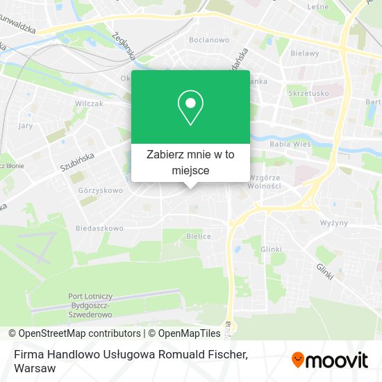 Mapa Firma Handlowo Usługowa Romuald Fischer