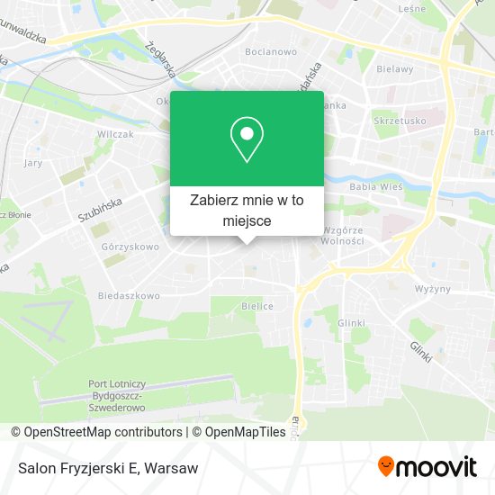 Mapa Salon Fryzjerski E