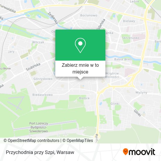 Mapa Przychodnia przy Szpi