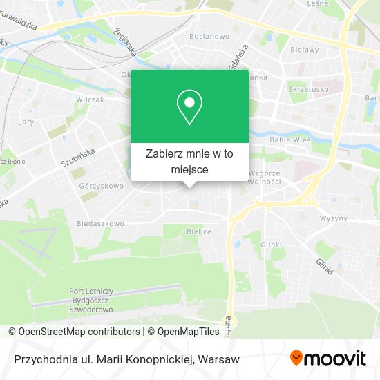 Mapa Przychodnia ul. Marii Konopnickiej