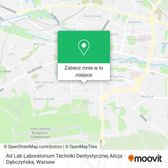 Mapa Ad Lab Laboratorium Techniki Dentystycznej Alicja Dębczyńska