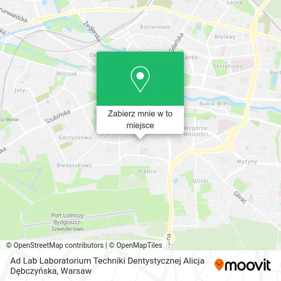 Mapa Ad Lab Laboratorium Techniki Dentystycznej Alicja Dębczyńska