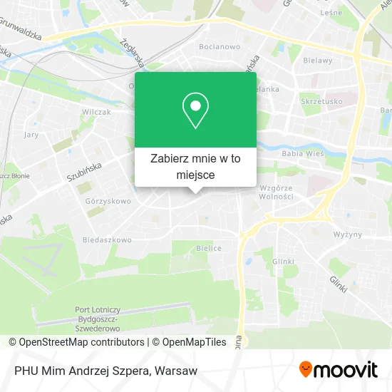 Mapa PHU Mim Andrzej Szpera