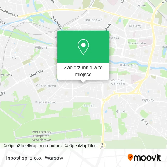 Mapa Inpost sp. z o.o.