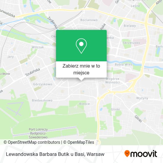 Mapa Lewandowska Barbara Butik u Basi