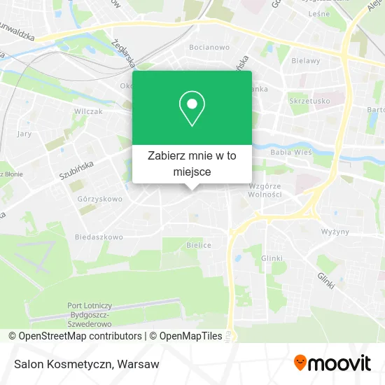 Mapa Salon Kosmetyczn