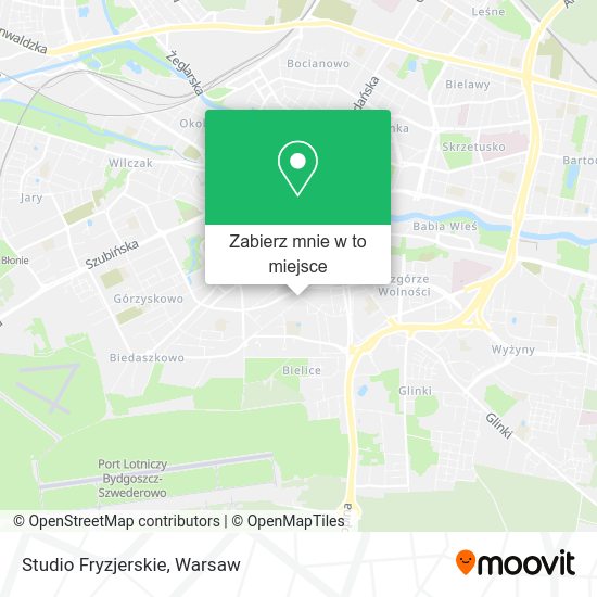 Mapa Studio Fryzjerskie