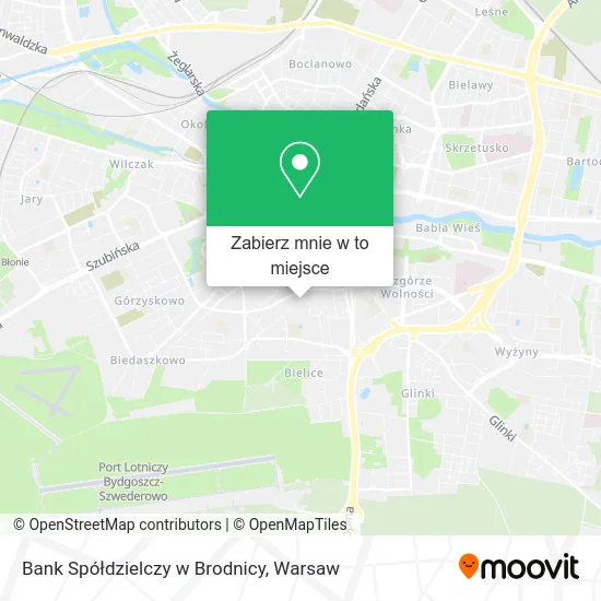 Mapa Bank Spółdzielczy w Brodnicy