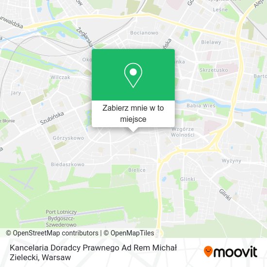 Mapa Kancelaria Doradcy Prawnego Ad Rem Michał Zielecki