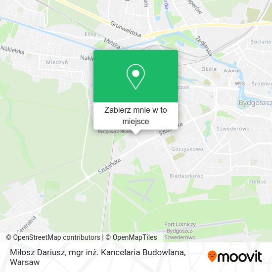 Mapa Miłosz Dariusz, mgr inż. Kancelaria Budowlana