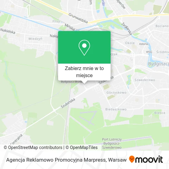 Mapa Agencja Reklamowo Promocyjna Marpress