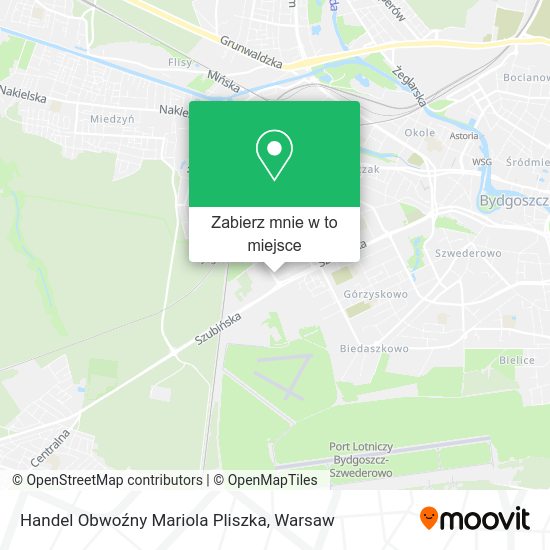 Mapa Handel Obwoźny Mariola Pliszka