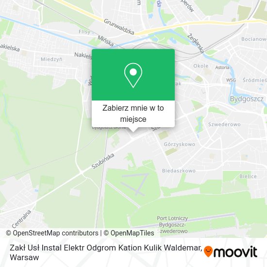 Mapa Zakł Usł Instal Elektr Odgrom Kation Kulik Waldemar